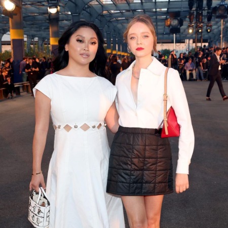 The snapshot of Madeleine Arthur with Lana Condor was shared on her Instagram.